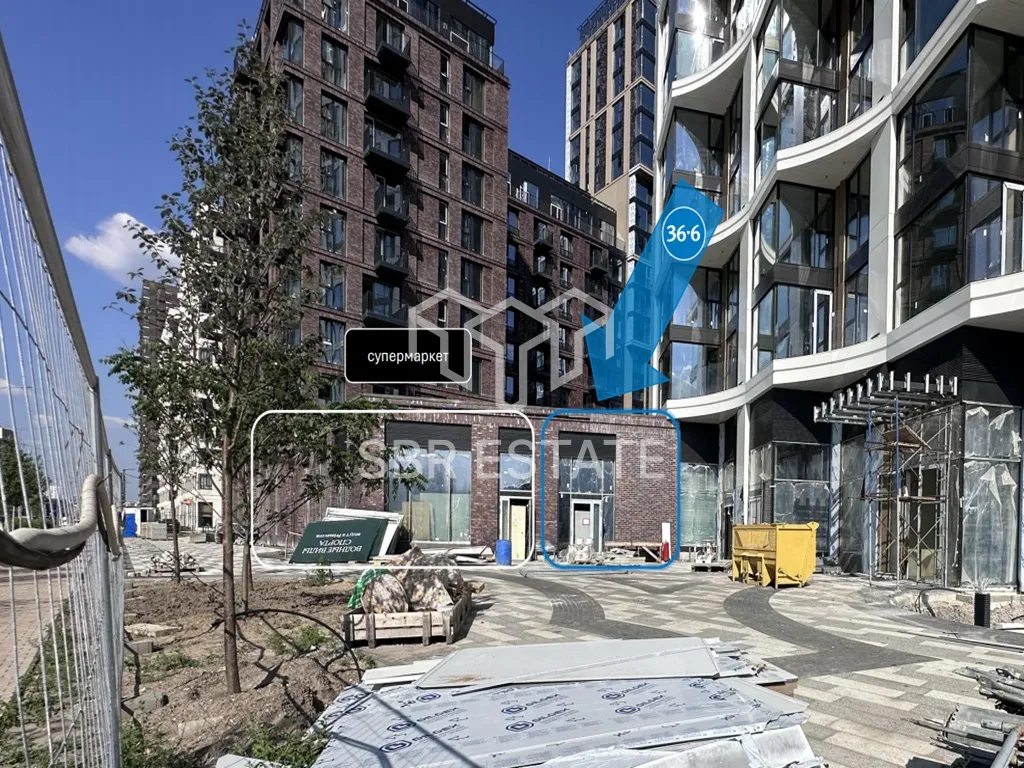 Продажа торгового помещения 56,1 м2 с арендатором аптека 36,6 в ЖК Primavera